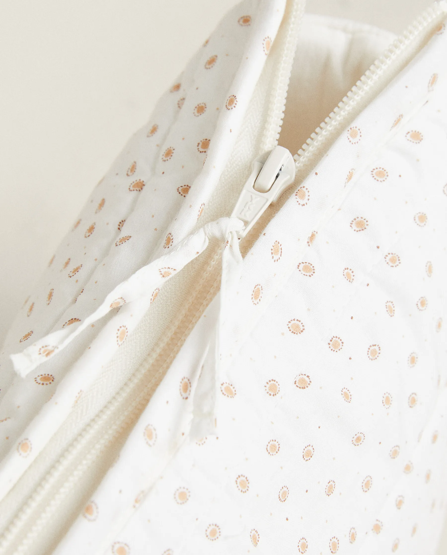 ZARA Home Polka Dot Cotton Toiletry Bag