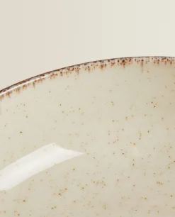 ZARA Home Porcelain Bowl With Antique Finish Rim