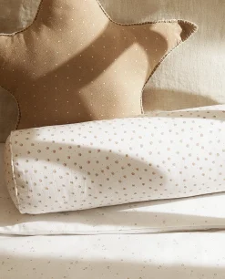 ZARA Home Printed Bolster Cushion