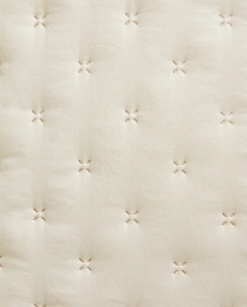 ZARA Home Quilted Dotted Throw Pillow Cover