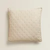 ZARA Home Quilted Dotted Throw Pillow Cover