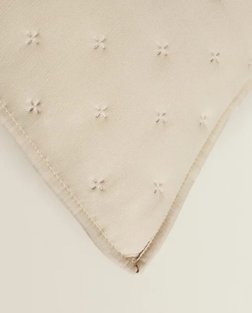 ZARA Home Quilted Dotted Throw Pillow Cover