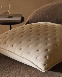 ZARA Home Quilted Dotted Throw Pillow Cover