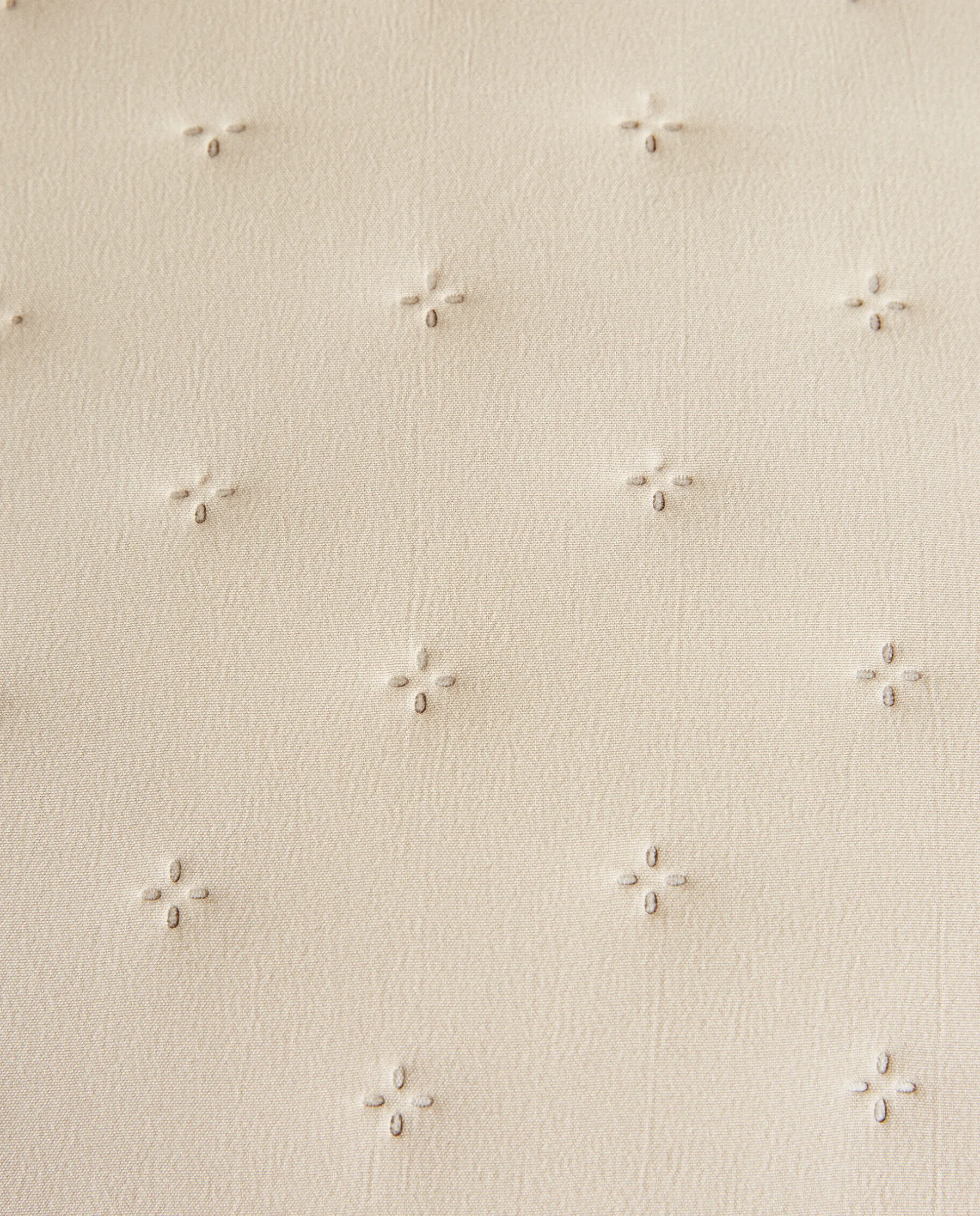 ZARA Home Quilted Dotted Throw Pillow Cover