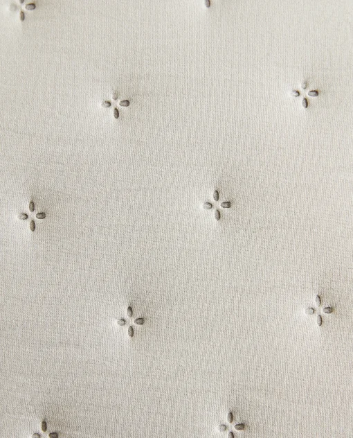 ZARA Home Quilted Dotted Throw Pillow Cover