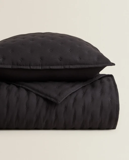 ZARA Home Quilted Quilt With Dots