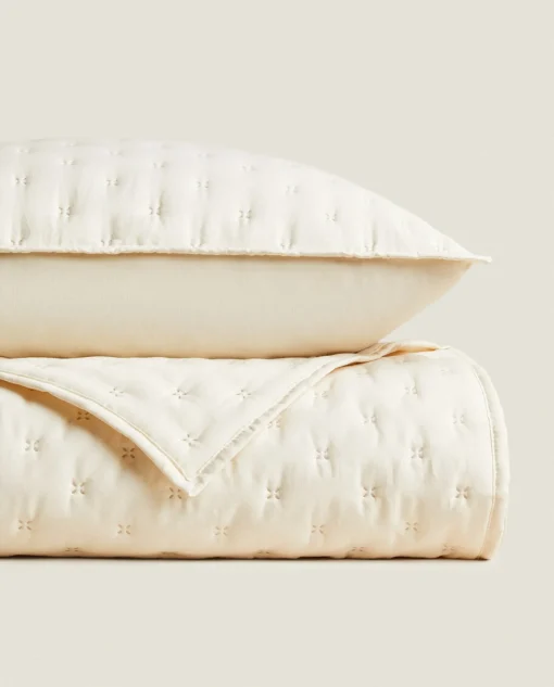 ZARA Home Quilted Quilt With Dots