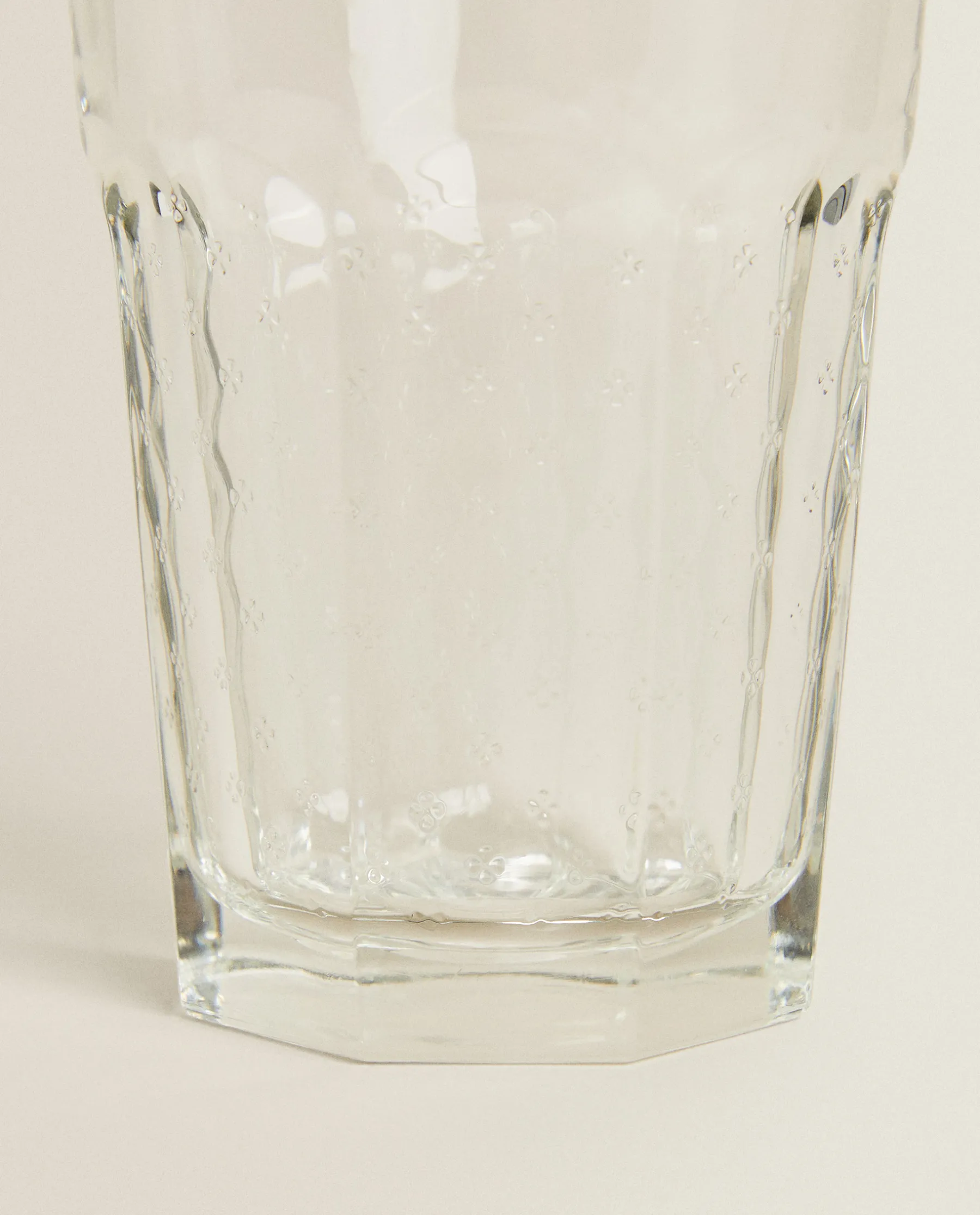 ZARA Home Raised Design Glass Tumbler