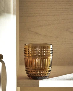 ZARA Home Raised Design Glass Tumbler