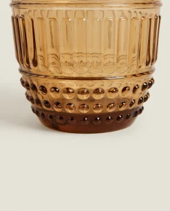 ZARA Home Raised Design Glass Tumbler