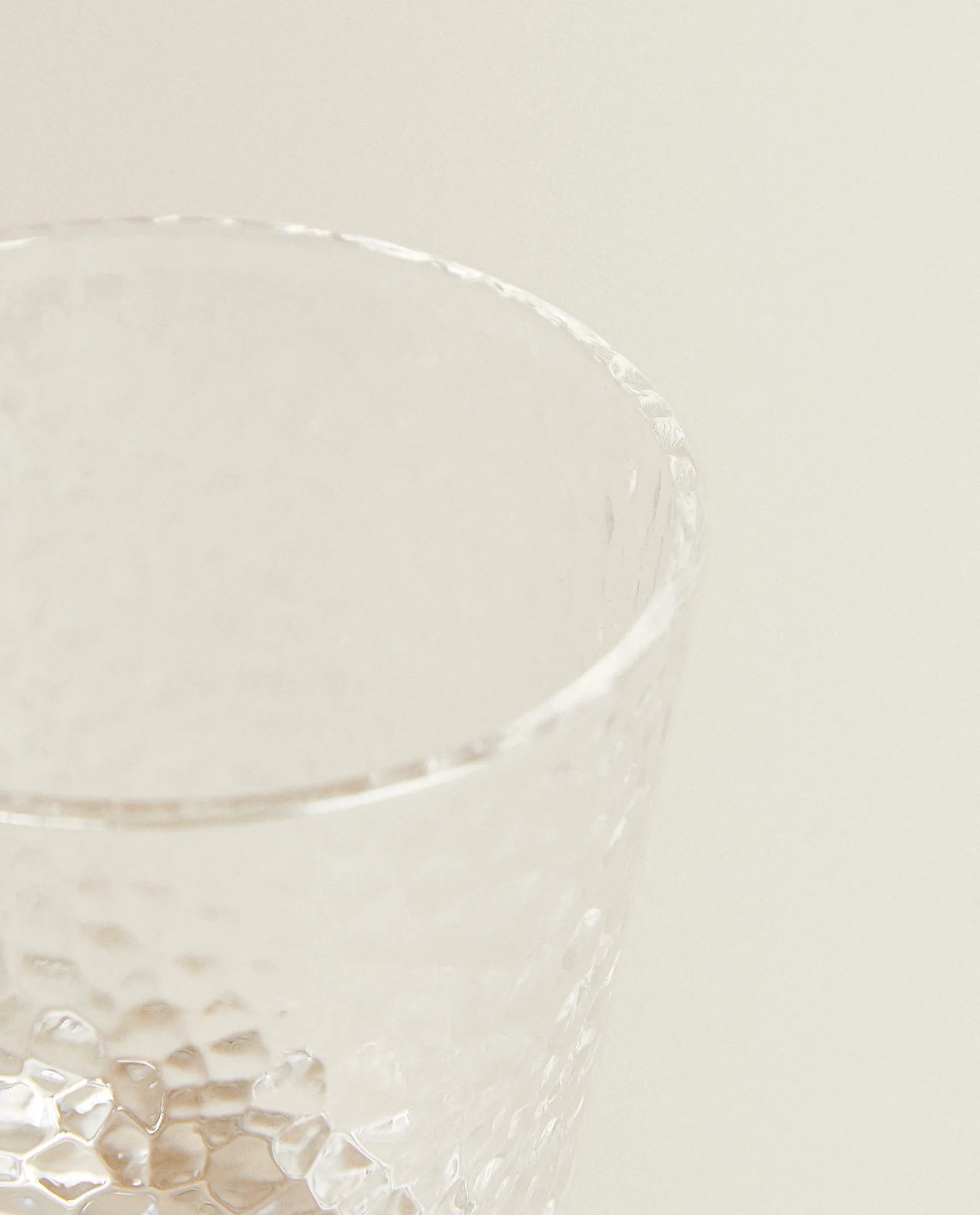 ZARA Home Raised Design Glass Tumbler