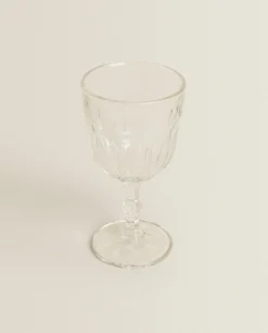ZARA Home Raised Design Wine Glass