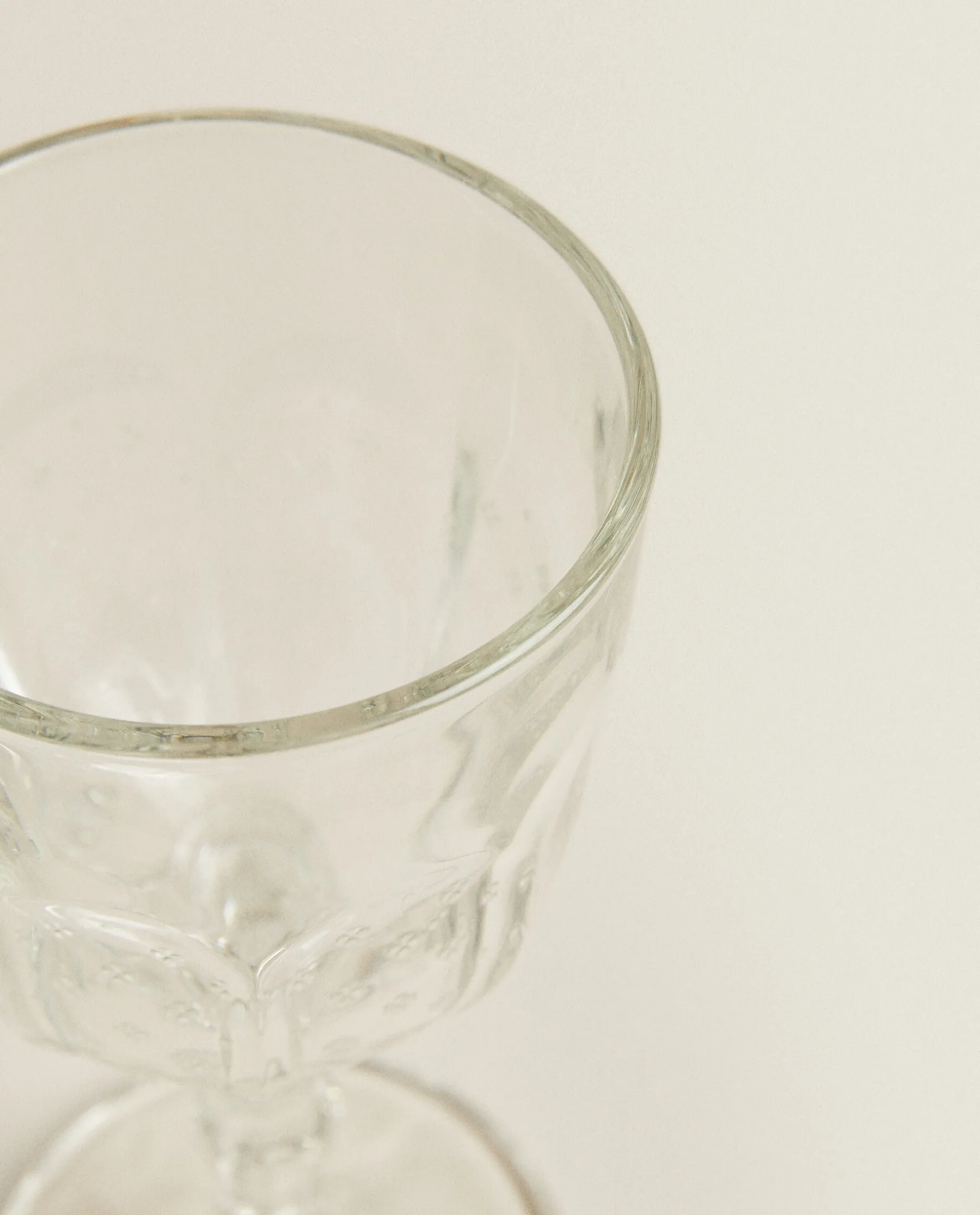 ZARA Home Raised Design Wine Glass