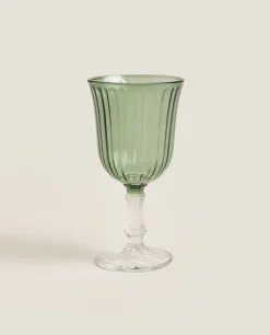 ZARA Home Raised Design Wine Glass