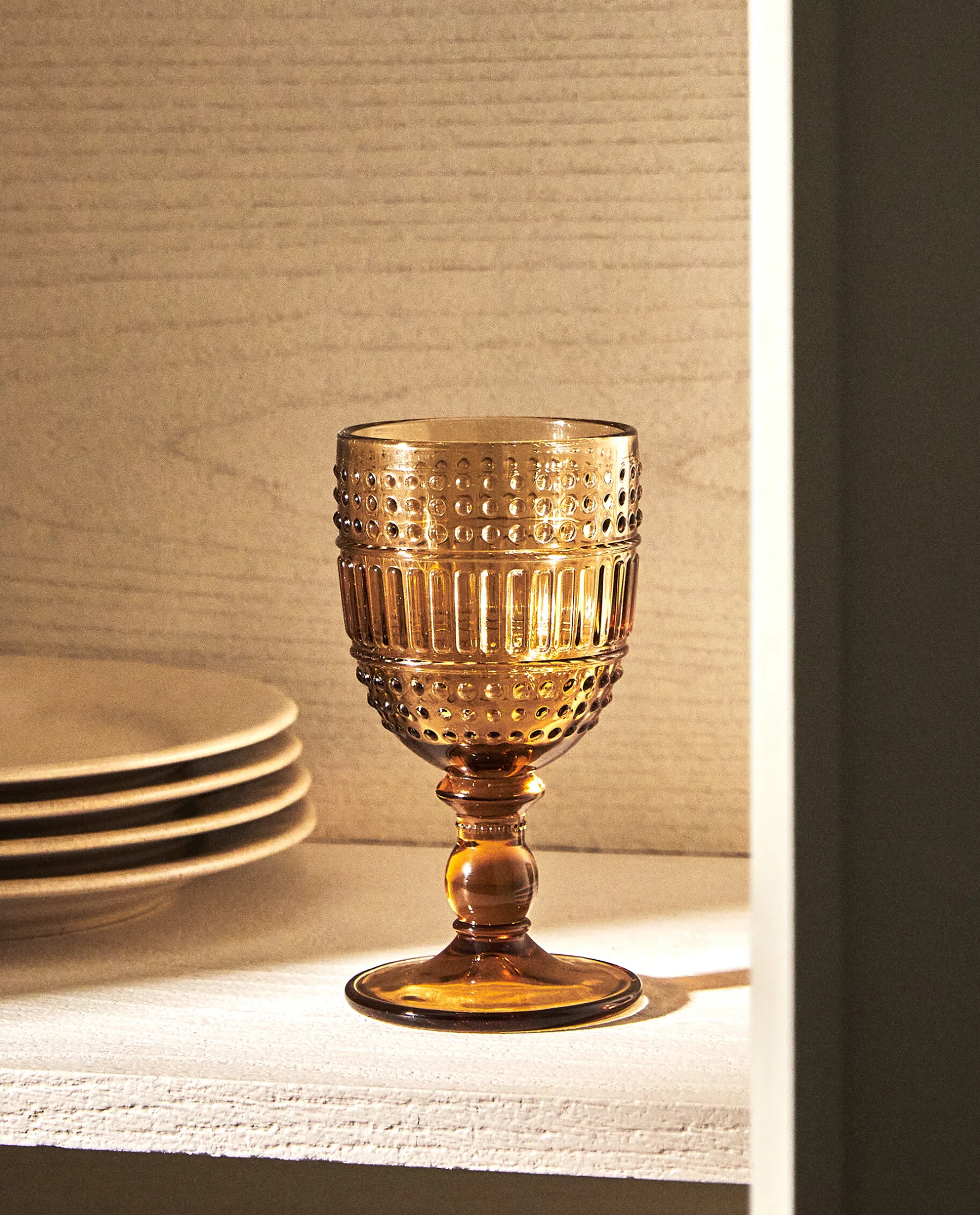 ZARA Home Raised Design Wine Glass