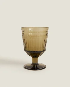 ZARA Home Raised Design Wine Glass