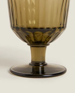 ZARA Home Raised Design Wine Glass