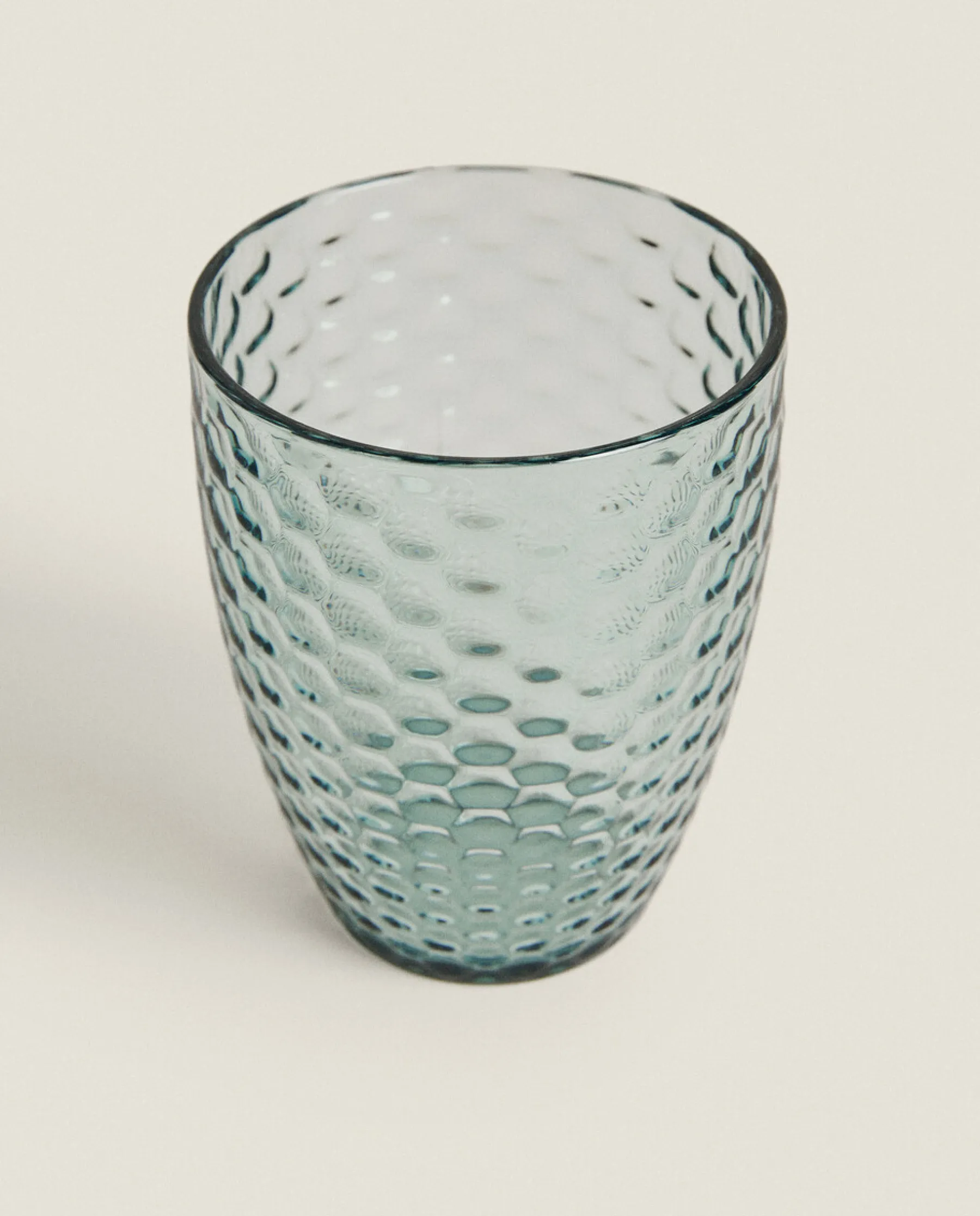 ZARA Home Raised Honeycomb Design Tumbler