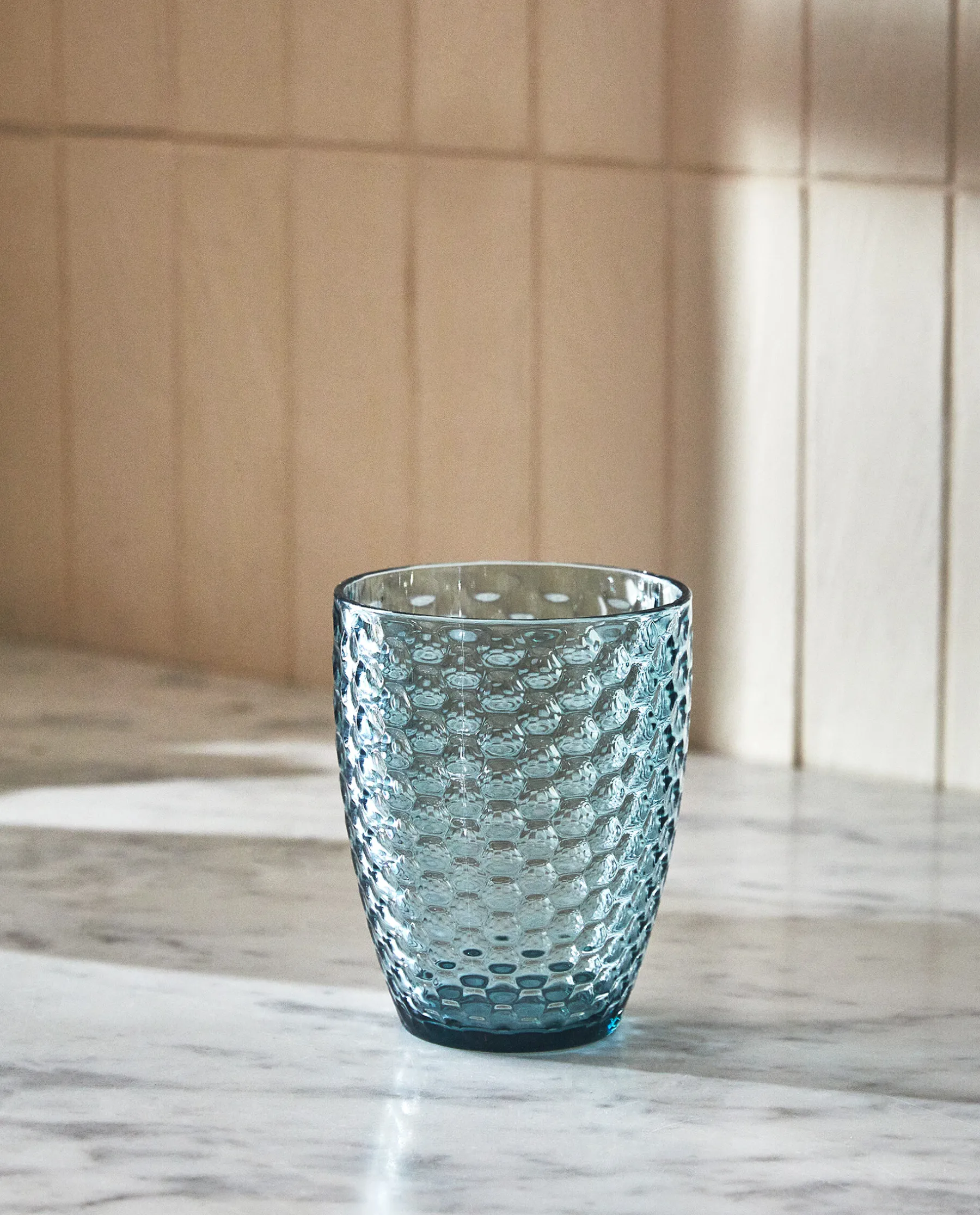 ZARA Home Raised Honeycomb Design Tumbler