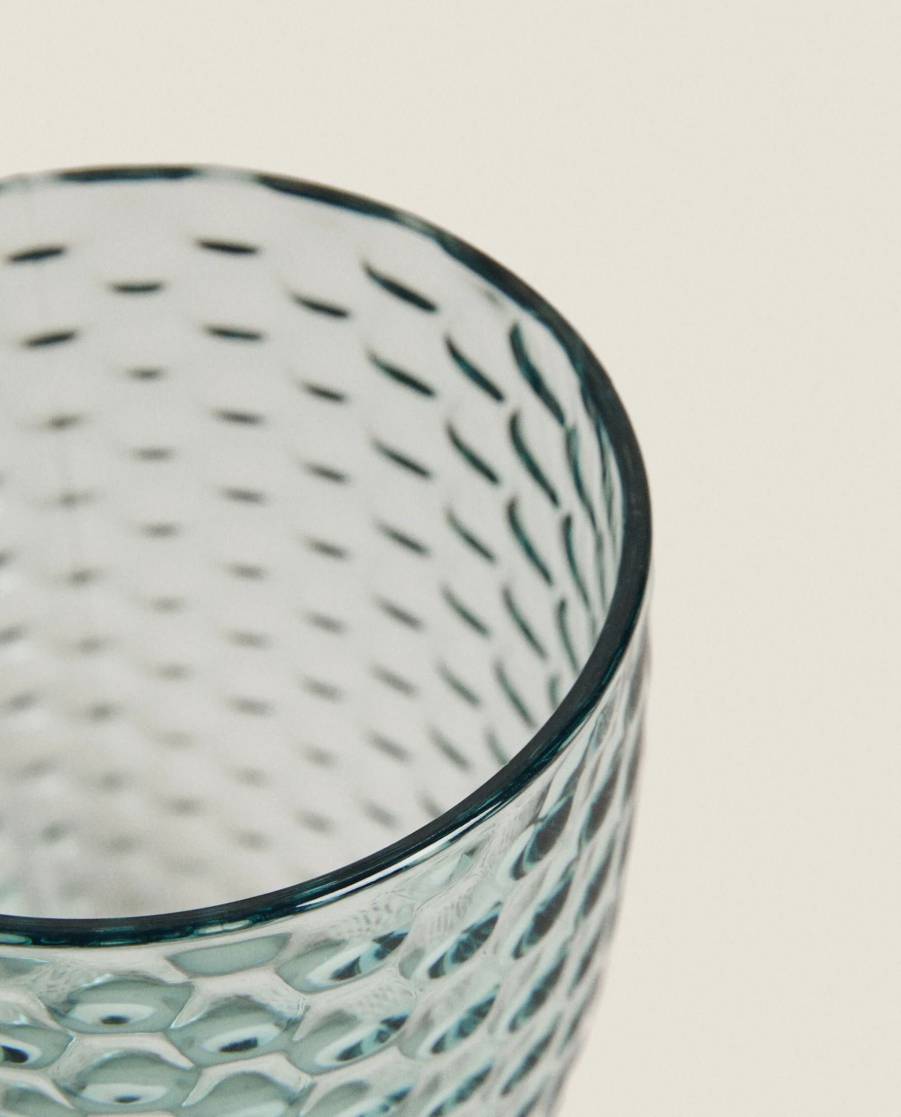 ZARA Home Raised Honeycomb Design Tumbler