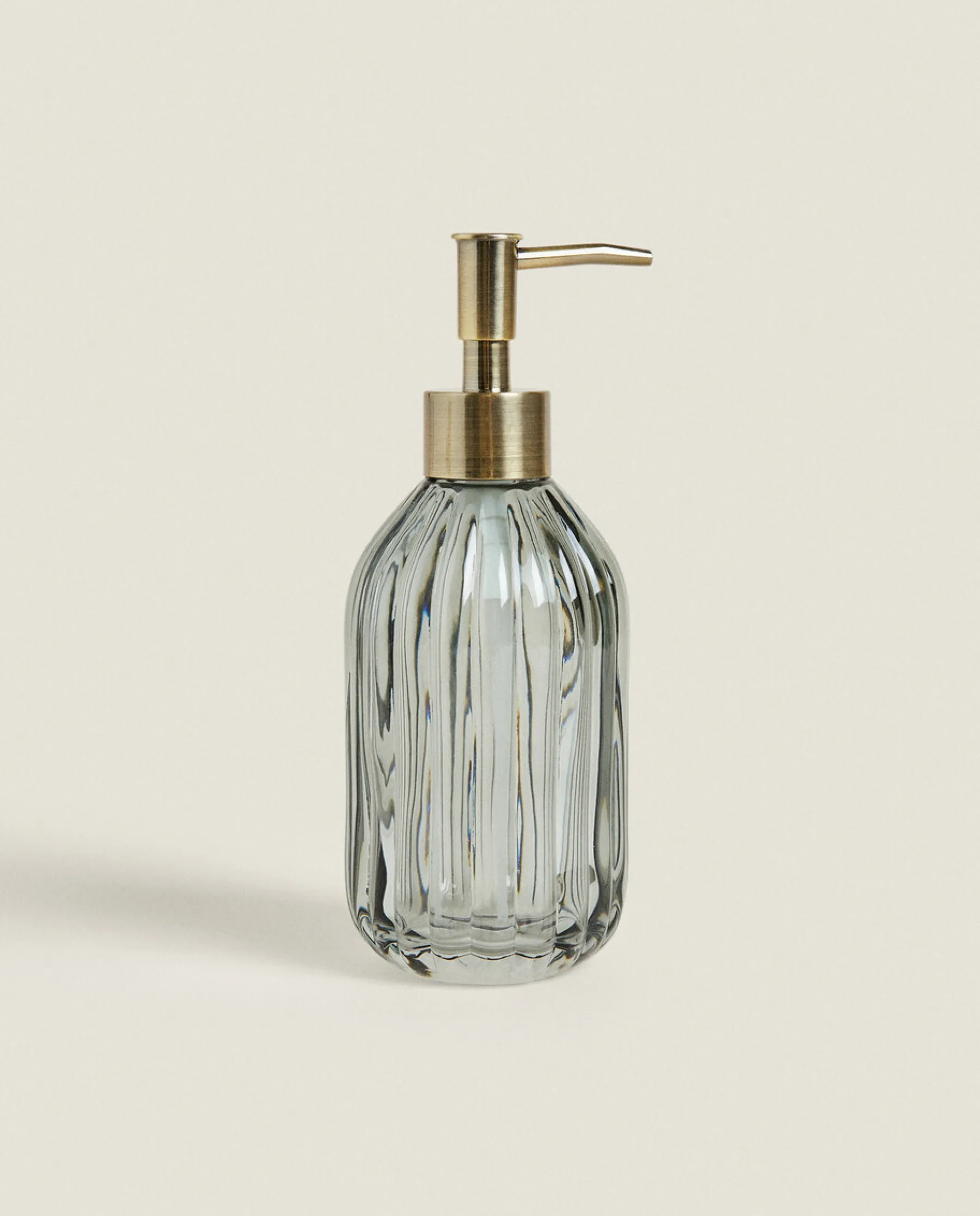 ZARA Home Raised Wavy Design Glass Dispenser