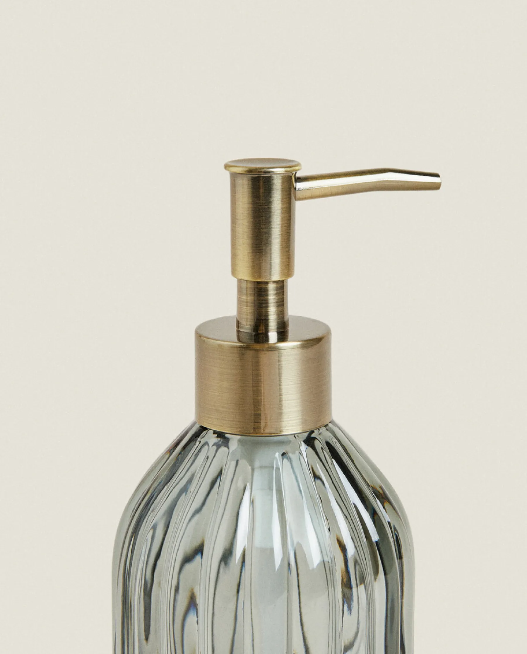 ZARA Home Raised Wavy Design Glass Dispenser