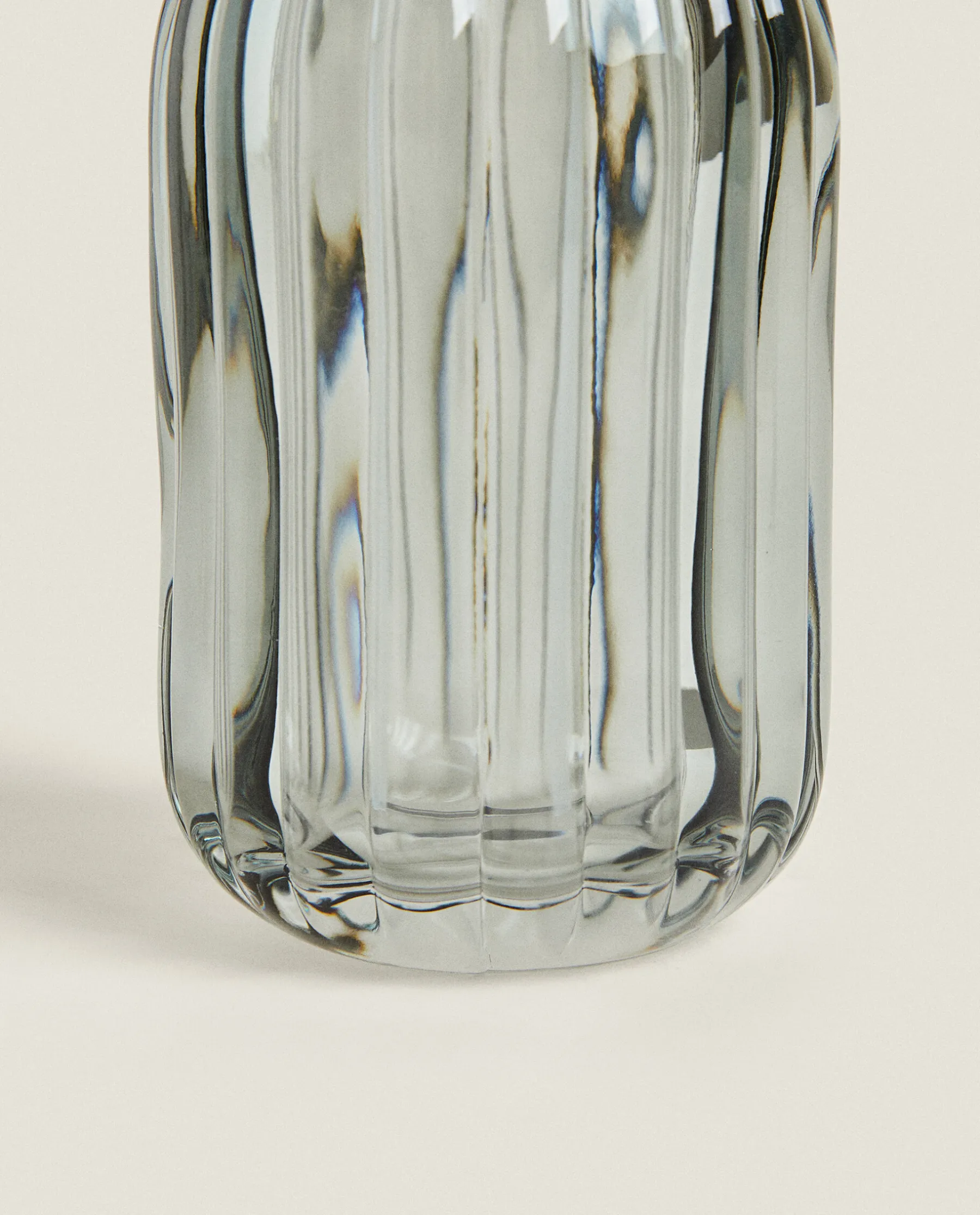 ZARA Home Raised Wavy Design Glass Dispenser