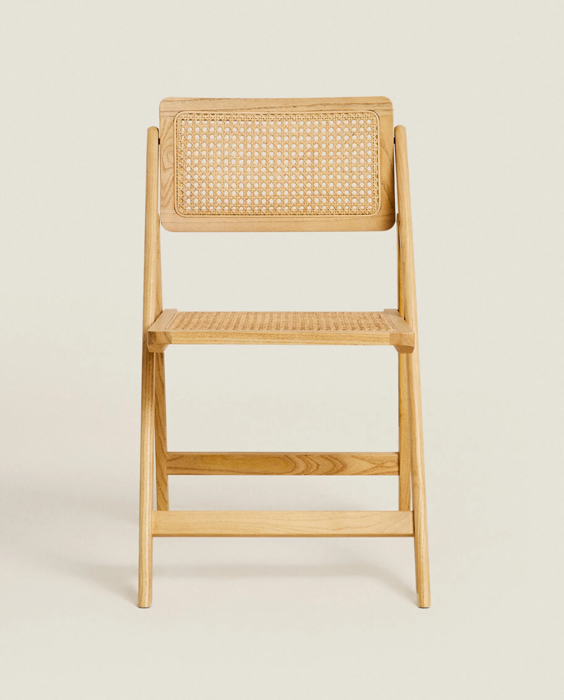 ZARA Home Rattan And Wood Folding Chair