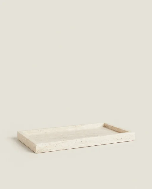 ZARA Home Rectangular Marble Tray