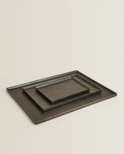 ZARA Home Rectangular Metal Tray