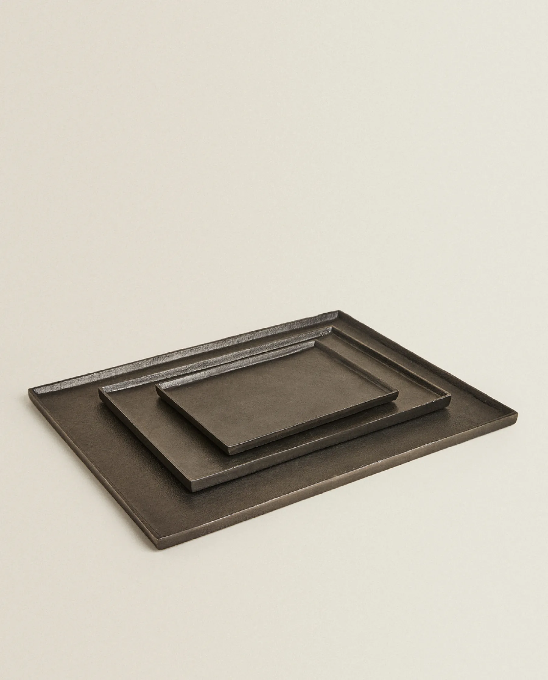 ZARA Home Rectangular Metal Tray