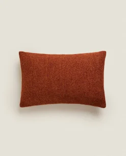 ZARA Home Rectangular Wool Throw Pillow Cover