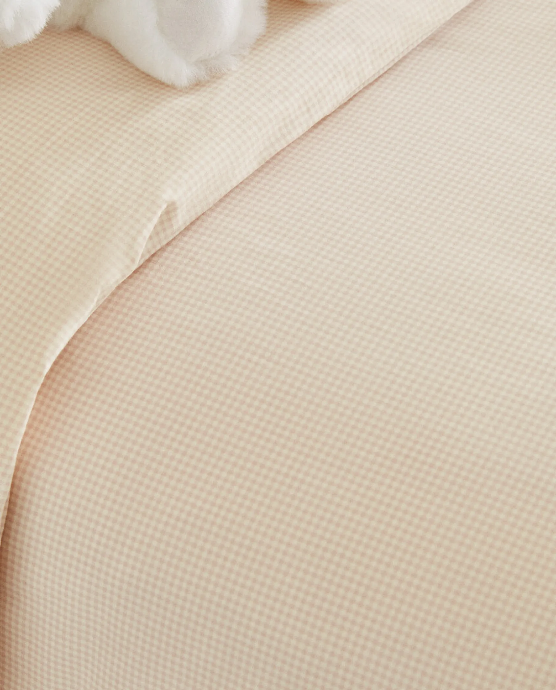 ZARA Home Reversible Gingham Duvet Cover