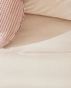 ZARA Home Reversible Gingham Duvet Cover