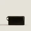 ZARA Home Rigid Leather Cosmetic Bag