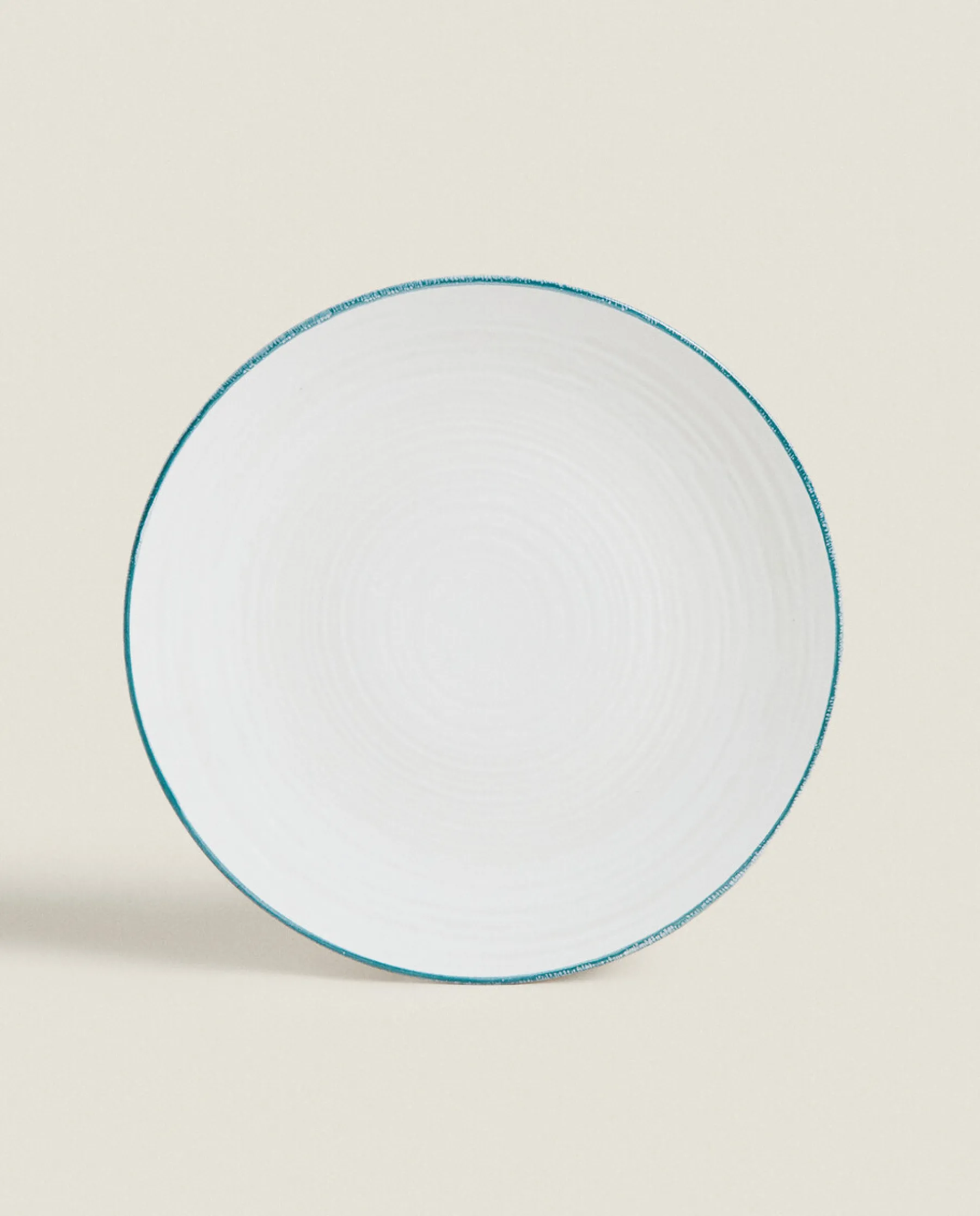 ZARA Home Rim Detail Dinner Plate