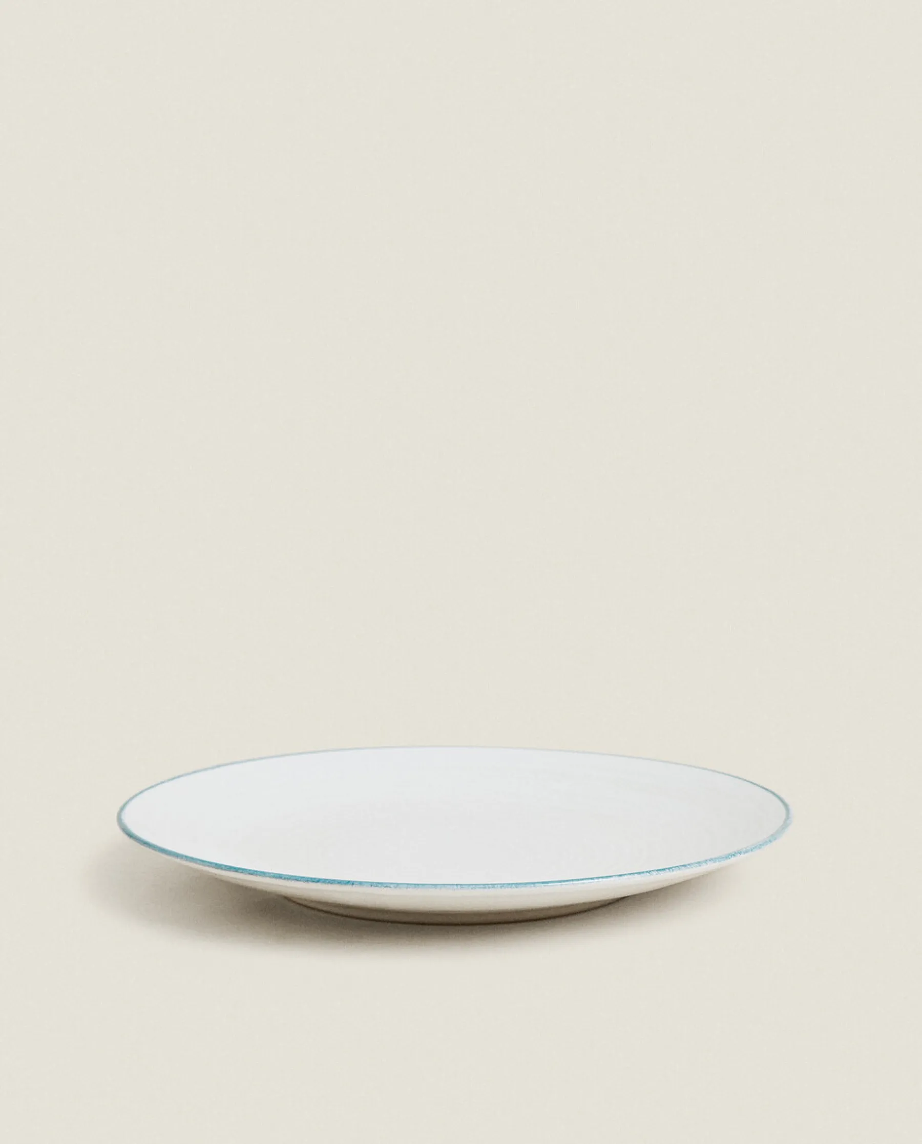 ZARA Home Rim Detail Dinner Plate