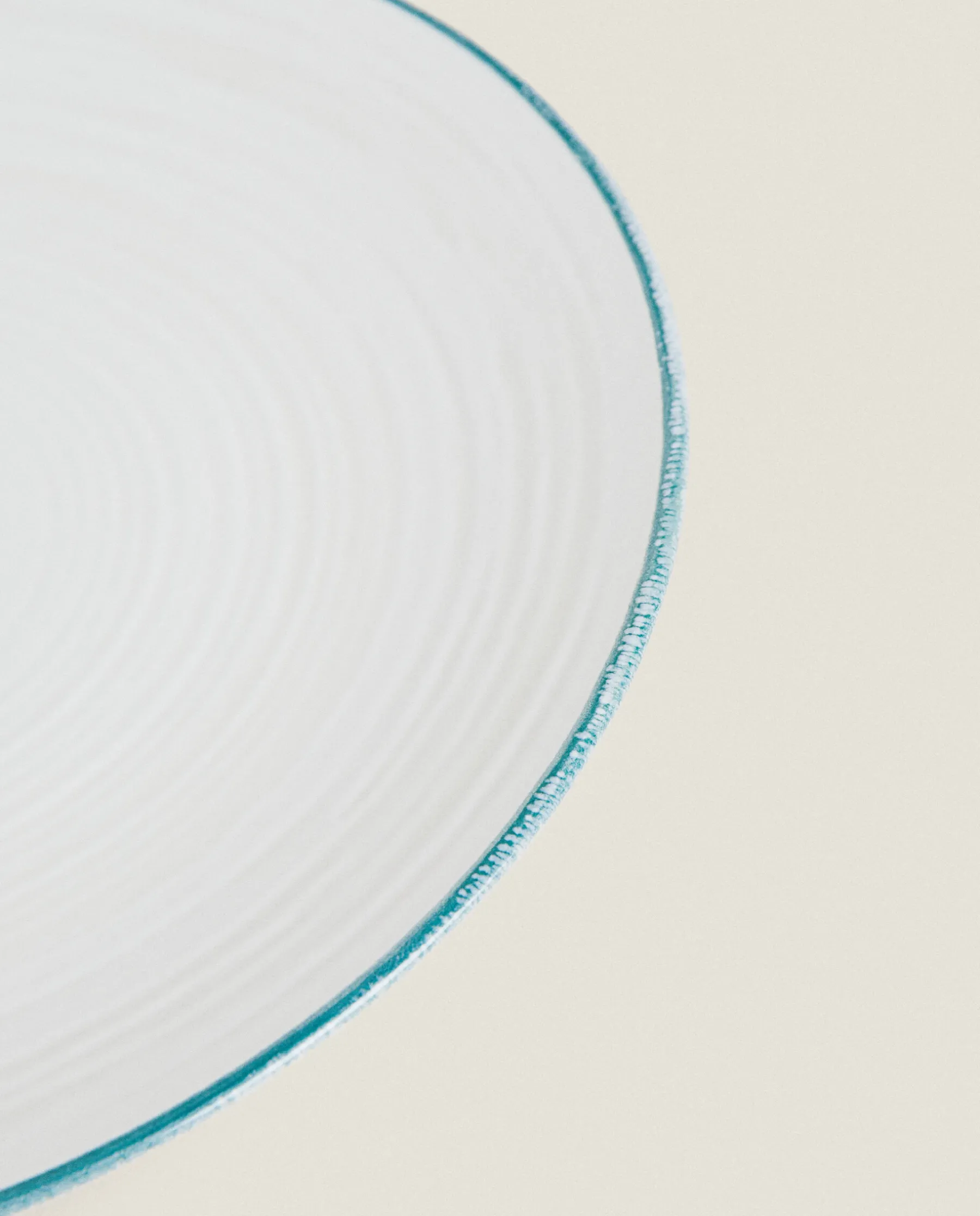 ZARA Home Rim Detail Dinner Plate
