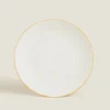 ZARA Home Rim Detail Dinner Plate