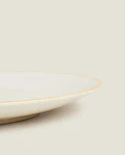 ZARA Home Rim Detail Dinner Plate