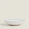 ZARA Home Rim Detail Soup Plate