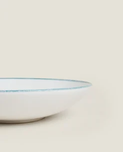 ZARA Home Rim Detail Soup Plate
