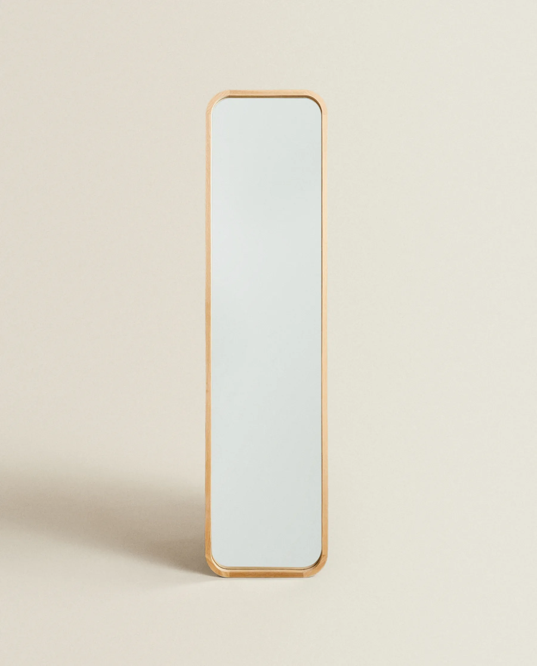 ZARA Home Round Full-Length Mirror With Frame