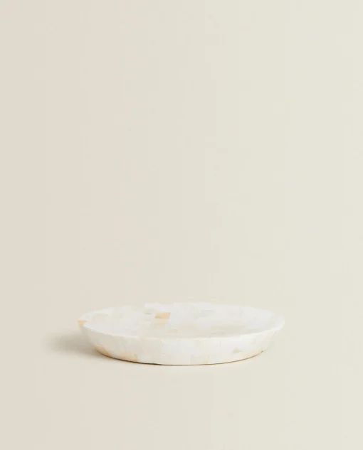 ZARA Home Round Mother-Of-Pearl Soap Dish