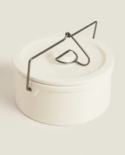 ZARA Home Round Stoneware Jar