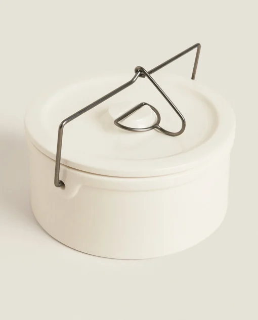 ZARA Home Round Stoneware Jar