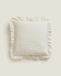 ZARA Home Ruffle Throw Pillow Cover