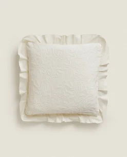ZARA Home Ruffle Throw Pillow Cover