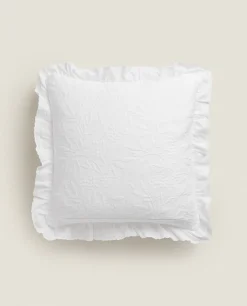ZARA Home Ruffle Throw Pillow Cover