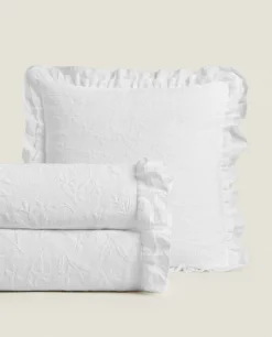 ZARA Home Ruffle Trim Bedspread